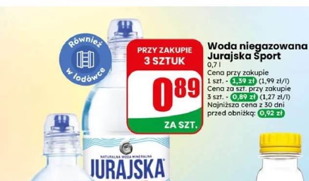 woda niegazowana