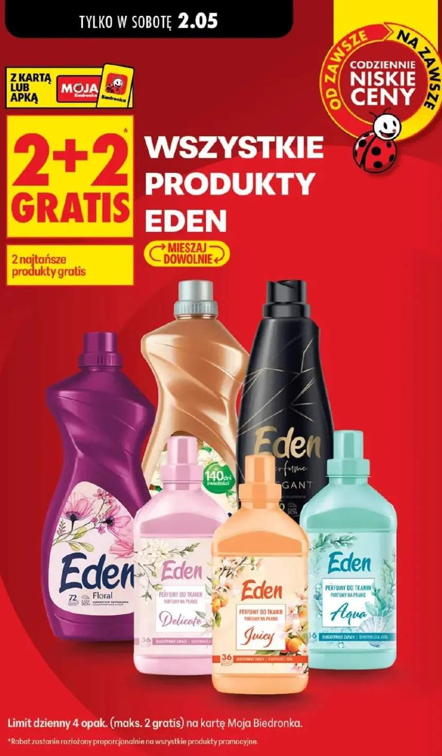 Płyn do płukania Eden 140 dni świeżości