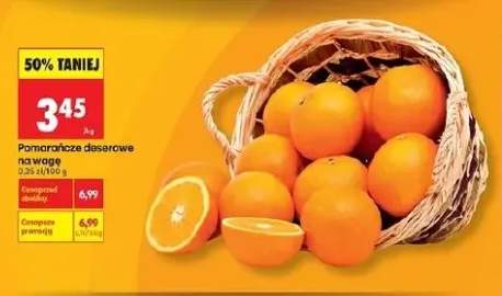 Pomarańcze deserowe na wagę