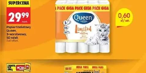 Papier toaletowy 3-warstwowy Queen
