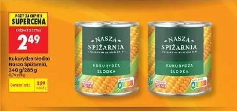 Kukurydza słodka Nasza Spiżarnia