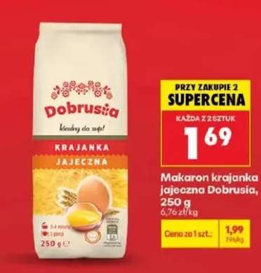Makaron krajanka jajeczna Dobrusia