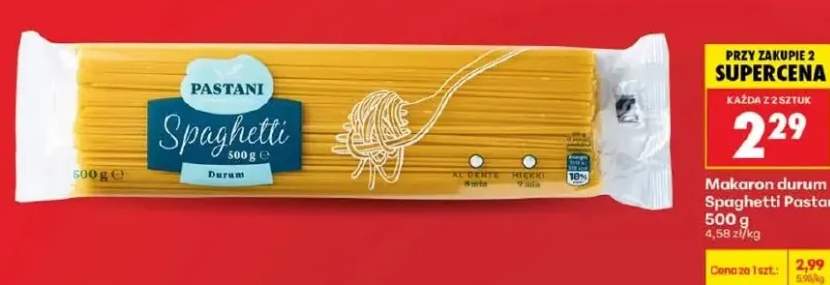Makaron durum Spaghetti Pastani