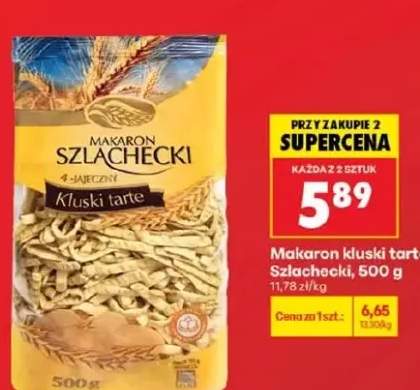 Makaron kluski tarte Szlachecki