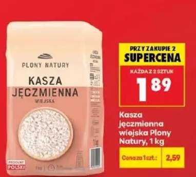 Kasza jęczmienna wiejska Plony Natury