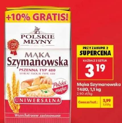 Mąka Szymanowska T480 Polskie Młyny