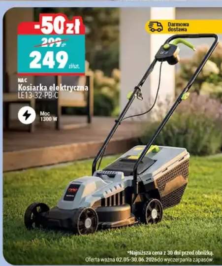 Kosiarka elektryczna NAC LE13-32-PB-C 1300W