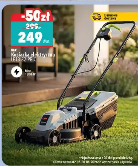 Kosiarka elektryczna NAC LE13-32-PB-C 1300W