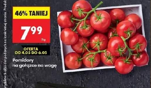 Pomidory na gałązce na wagę