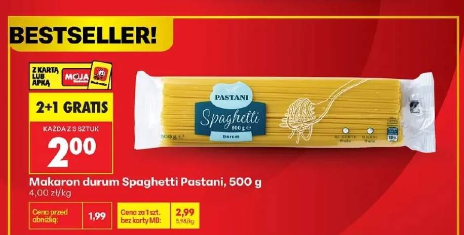 Makaron durum spaghetti Pastani