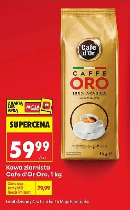 Kawa ziarnista Cafe d'Or Oro