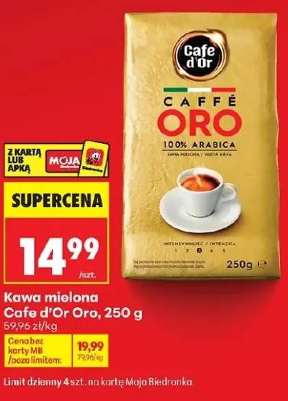 Kawa mielona Cafe d'Or Oro