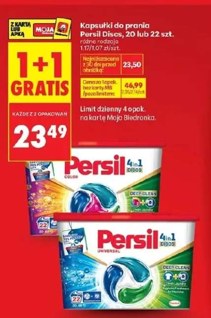 Kapsułki do prania Persil Discs Color