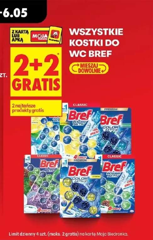 Kostki do WC Bref Color Aktiv