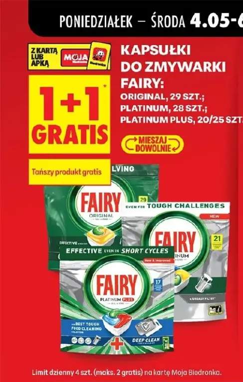 Kapsułki do zmywarki Fairy