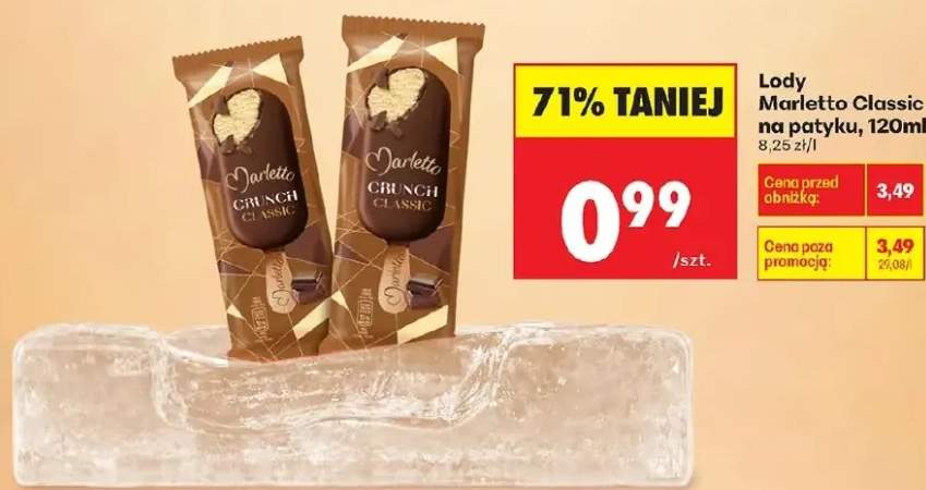 Lody Marletto Classic na patyku