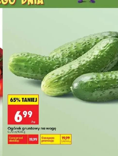 Ogórek gruntowy na wagę