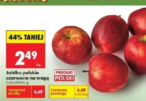 Jabłko czerwone polskie na wagę