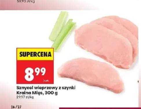 Sznycel wieprzowy z szynki Kraina Mięs