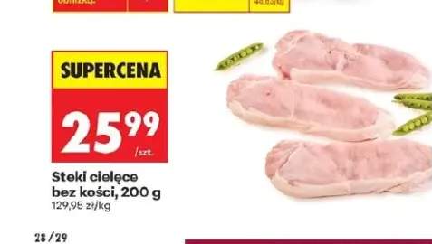 Steki cielęce bez kości