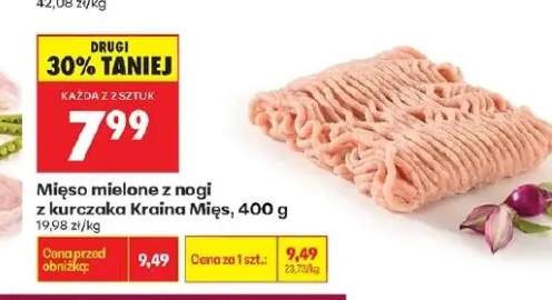 Mięso mielone z nogi z kurczaka Kraina Mięs