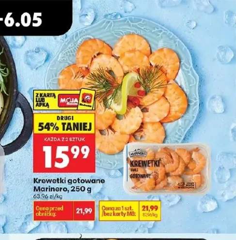 Krewetki gotowane Marinero