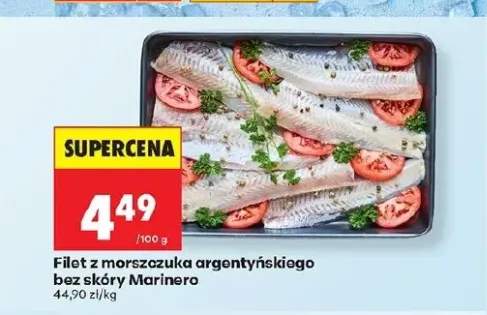 Filet z morszczuka argentyńskiego bez skóry Marinero