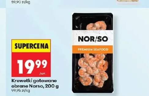 Krewetki gotowane obrane Norso