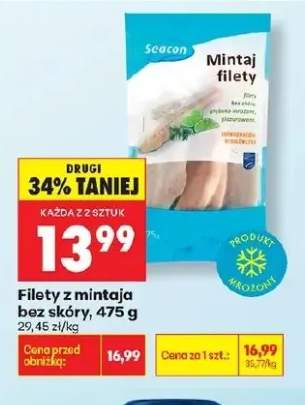Filety z mintaja bez skóry Seacon