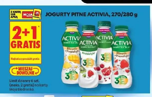 Jogurty pitne Activia