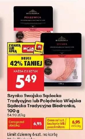 Wędlina Sądecka Tradycyjna Biedronka