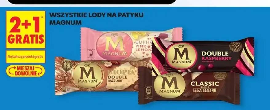 Lody na patyku MAGNUM Euphoria Pink Lemonade