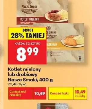 Kotlet mielony lub drobiowy Nasze Smaki
