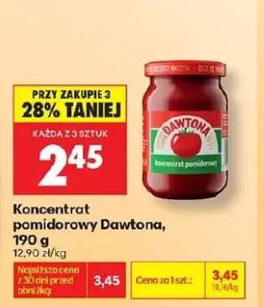 Koncentrat pomidorowy Dawtona