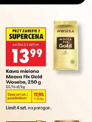 Kawa mielona Mocca Fix Gold Woseba