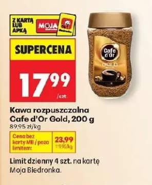 Kawa rozpuszczalna Cafe d'Or Gold