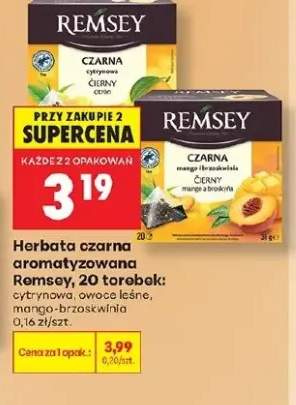 Herbata czarna aromatyzowana Remsey