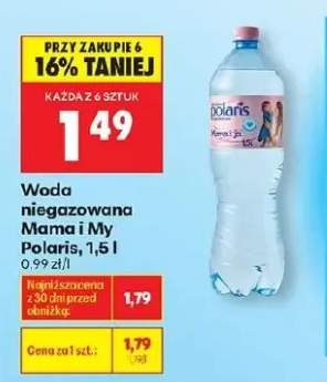 Woda niegazowana Mama i My Polaris
