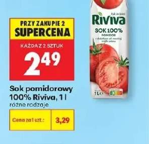 Sok pomidorowy 100% Riviva
