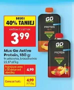 Mus Go Active Protein truskawka