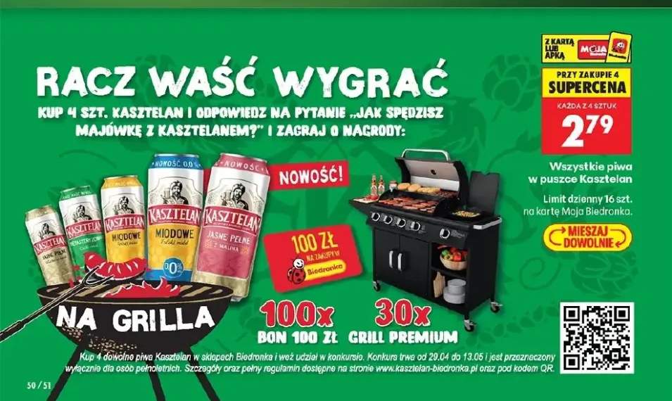 Piwo Kasztelan Miodowe