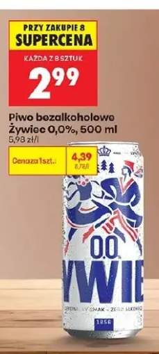 Piwo bezalkoholowe Żywiec 0,0%
