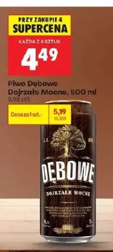 Piwo Dębowe Dojrzałe Mocne