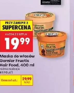 Maska do włosów Garnier Fructis Hair Food Papaya