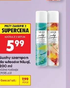 Suchy szampon do włosów Niuqi Original Freshness