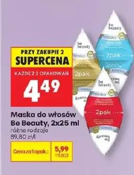 Maska do włosów Be Beauty 2-pak 25ml