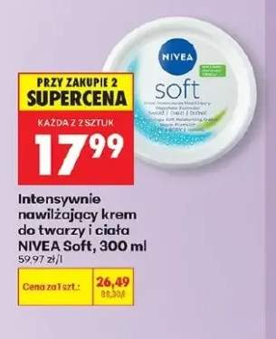 Intensywnie nawilżający krem do twarzy i ciała NIVEA Soft