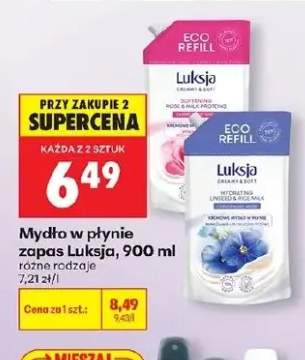 Mydło w płynie zapas Luksja