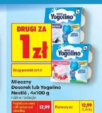 Mleczny Deserek Yogolino Nestlé malina