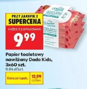 Papier toaletowy nawilżany Dada Kids 3-pak